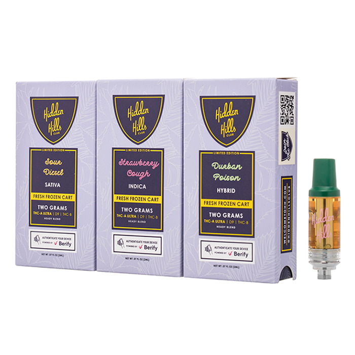 Hidden Hills Fresh Frozen Cartridge 2G