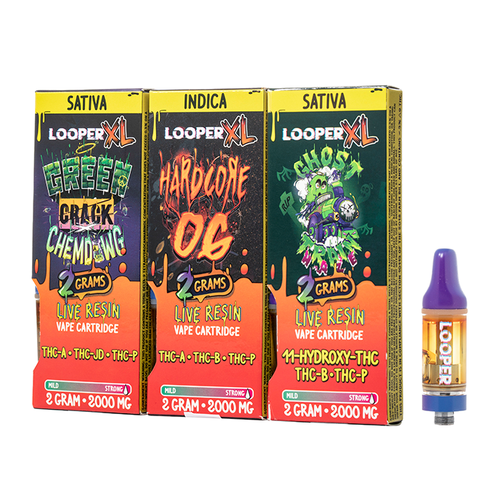 Looper XL Live Resin Cartridge 2G